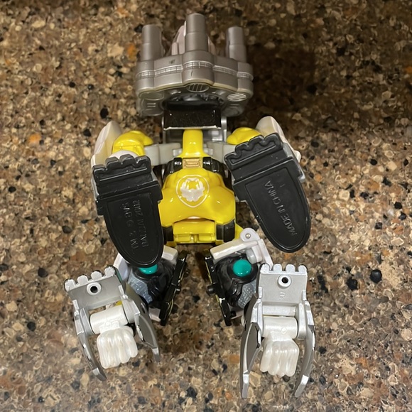 Ninja Storm Power Rangers Yellow Wind Triple Zord Morphin Ranger Bandai - Picture 3 of 7